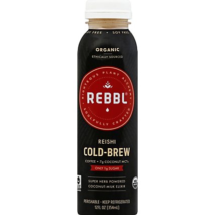 Rebbl Reishi Cold Brew - 12 Fl. Oz. - Image 2