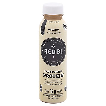 Rebbl Chold Brew Coffee Protein - 12 Fl. Oz. - Image 3