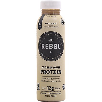 Rebbl Chold Brew Coffee Protein - 12 Fl. Oz. - Image 2