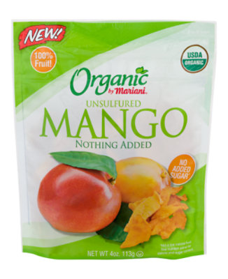 Mariani Organic Dried Mango - 4 Oz - Image 2