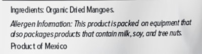 Mariani Organic Dried Mango - 4 Oz - Image 4