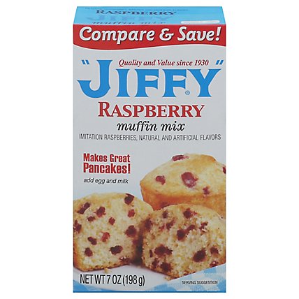 Jiffy Muffin Raspberry Mix - 7 Oz - Image 2