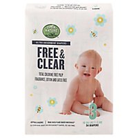 Open Nature Free & Clear Diapers Ultra Absorbent Size 3 - 34 Count - Image 3