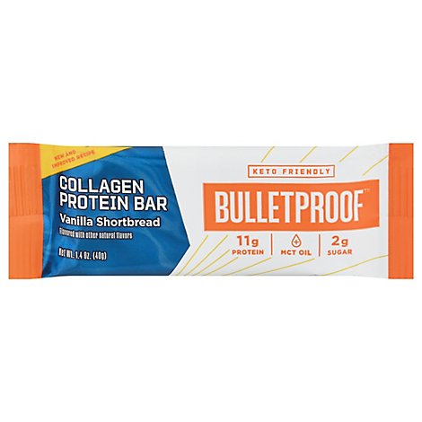 Bulletproof Bar Collegen Vanilla 12pk - 1.58 Oz