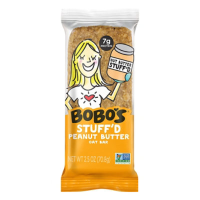 Bobos Oat Bars Stuffed Peanut Butter Flld - 2.5 Oz