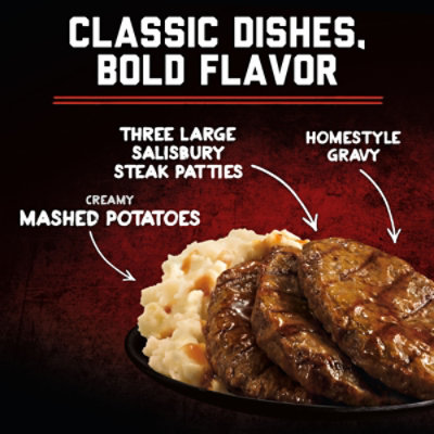 Banquet Mega Meals Salisbury Steak Frozen Dinner - 16.95 Oz - Image 2