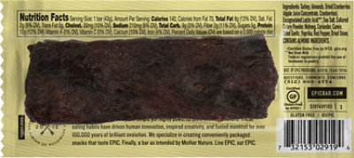 Epic Bar Trky Almnd Crnbry - 1.5 Oz - Image 6