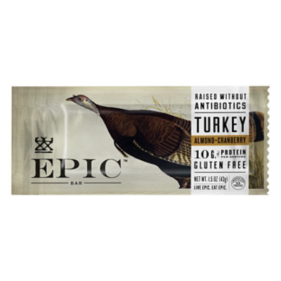 Epic Bar Trky Almnd Crnbry - 1.5 Oz