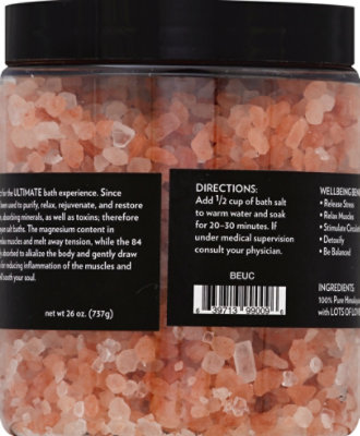 Evolution Salt Himalayan Crystal Bath Salt Eucalyptus - 26 Oz - Image 3