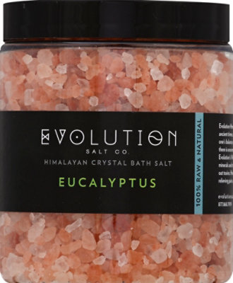 Evolution Salt Himalayan Crystal Bath Salt Eucalyptus - 26 Oz - Image 2