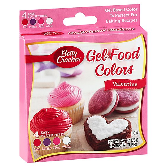 Betty Crocker Food Colors Gel Neon 4 Count - 2.7 Oz - Safeway