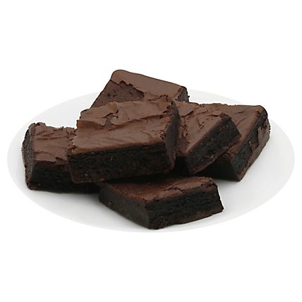Bakery Brownie Fudge Iced 6 Count - Each - Image 1