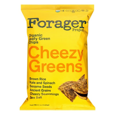 Forager Project Organic Chips Leafy Green Cheezy Greens - 5 Oz