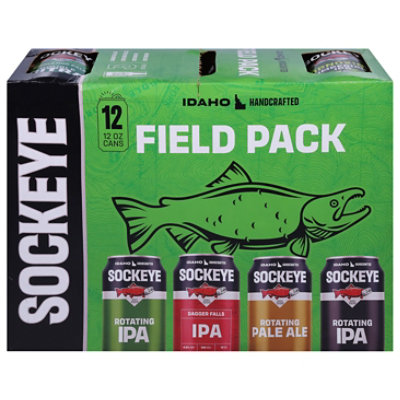 Sockeye Field Pack Variety In Cans - 12-12 Fl. Oz. - Image 1
