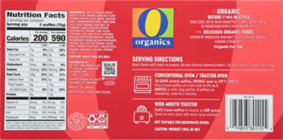 O Organics Waffles Homestyle - 7.4 Oz - Image 5