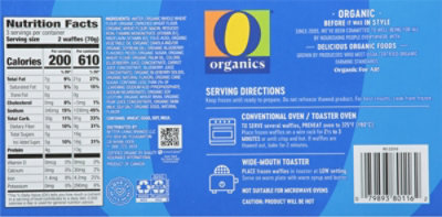 O Organics Waffles Blueberry 6 Count - 7.4 Oz - Image 5