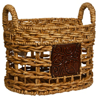 Glo Open Wv Ceramic Bskt Med - Each