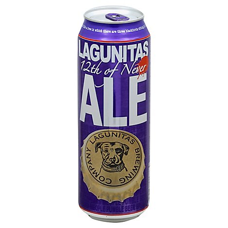  Lagunitas Brewing Beer Ale 12th Of Never Can - 19.2 Fl. Oz. 