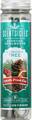 Scentsicles O Christmas Tree Scented Ornament - 6 Piece - Image 2