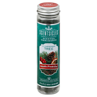 Scentsicles O Christmas Tree Scented Ornament - 6 Piece - Image 1