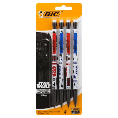 Bic Star Wars Mp Blk 4pk - Each