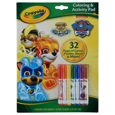 Crayola Travel Pack Crayons And Activity Sheets Paw Patrol - Each -  Jewel-Osco