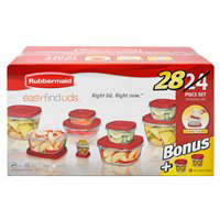 Rubbermaid Easy Find Lids Containers + Lids - 28 Count - Image 1