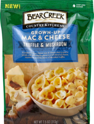 Bear Creek Grown Up Mac & Cheese Truffle Mushroom Pouch - 7.5 Oz - Image 2