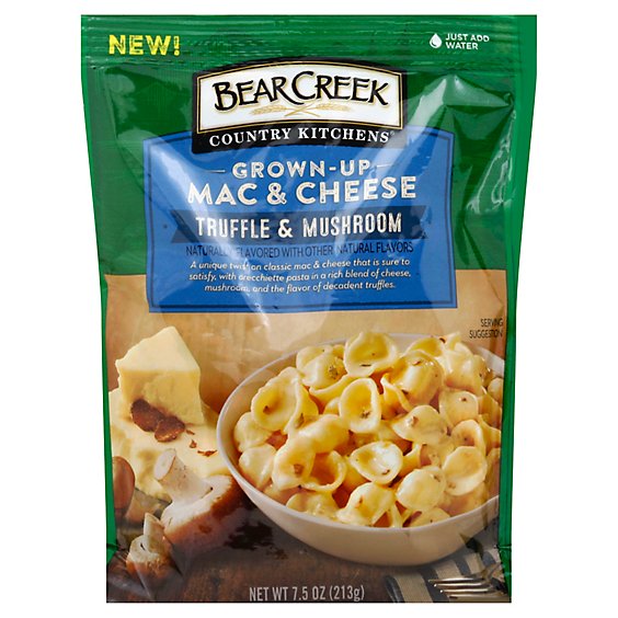Bear Creek Grown Up Mac & Cheese Truffle Mushroom Pouch - 7.5 Oz