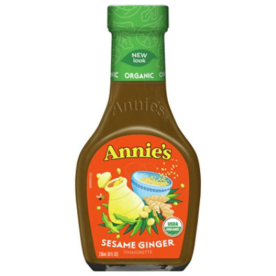 Annies Naturals Organic Vinaigrette Sesame Ginger - 8 Oz - Image 3