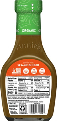 Annies Naturals Organic Vinaigrette Sesame Ginger - 8 Oz - Image 6