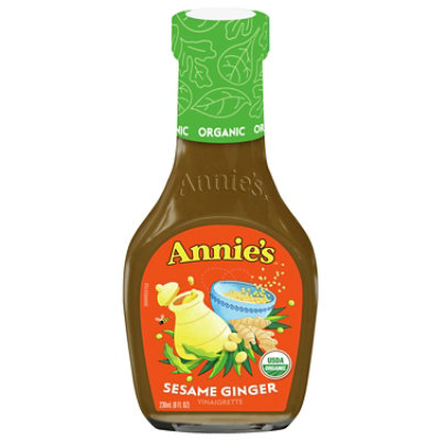 Annies Naturals Organic Vinaigrette Sesame Ginger - 8 Oz - Image 1