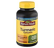 Nature Made Herbal Supplement Capsules Turmeric Curcumin - 120 Count