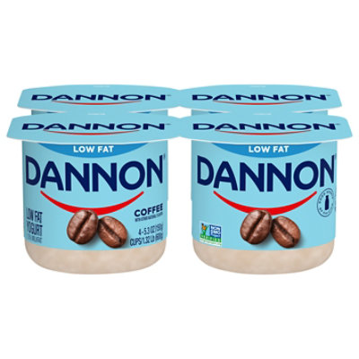 Dannon Low Fat Coffee Yogurt - 4-5.3 Oz