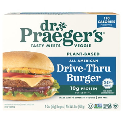 Dr Praeger Burger Vggie All Amricn - 8 Oz - Image 1