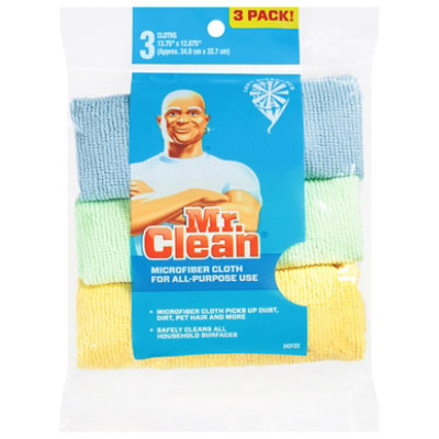 Mr. Clean Cloth Microfiber - 3 Count