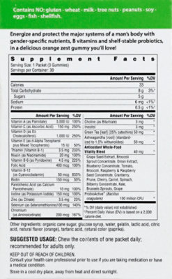 Rainbow Light Mens Energy Multivitamin Gummy - 30 Count - Image 2