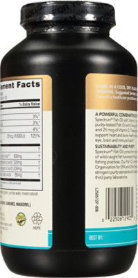 Spectrum Essentials Fish Oil Vitamin D - 250 Count - Image 5