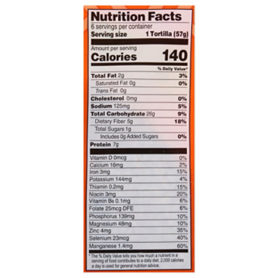 Food For Life Tortillas Sprouted Grains New Mexico Style 6 Count - 12 Oz - Image 3