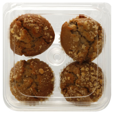 Bakery Muffins Jumbo Apple Spice 4 Count - Each