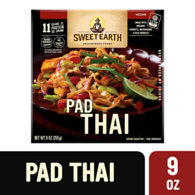 Sweet Earth Vegan Pad Thai Frozen Bowl - 9 Oz