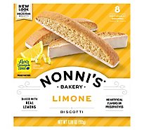 Nonnis Biscotti Limone 8 Count - 6.88 Oz
