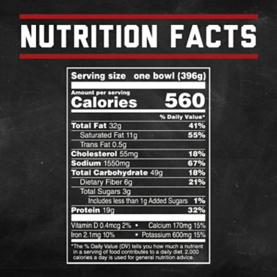 Banquet Mega Bowls Chicken Fried Beek Steak Bowl - 14 Oz - Image 4