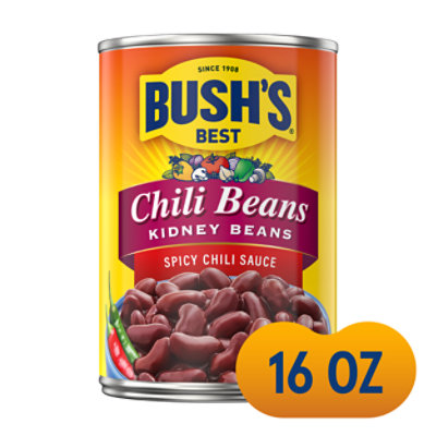 Bush's Dark Red Kidney Beans in a Spicy Chili Sauce - 16 Oz - Image 1