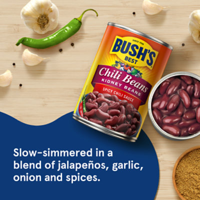 Bush's Dark Red Kidney Beans in a Spicy Chili Sauce - 16 Oz - Image 2