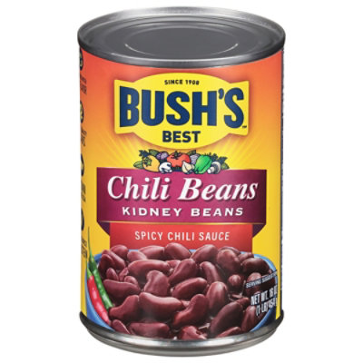Bush's Dark Red Kidney Beans in a Spicy Chili Sauce - 16 Oz - Image 1
