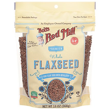 Bobs Red Mill Flaxseed Whole Premium Gluten Free - 13 Oz - Image 1