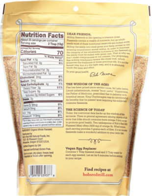 Bob's Red Mill Organic Gluten Free Flaxseed Meal - 16 Oz - Image 5