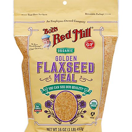 Bobs Red Mill Organic Flaxseed Meal Golden - 16 Oz - Image 2