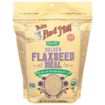 Bobs Red Mill Organic Flaxseed Meal Golden - 16 Oz - Image 1